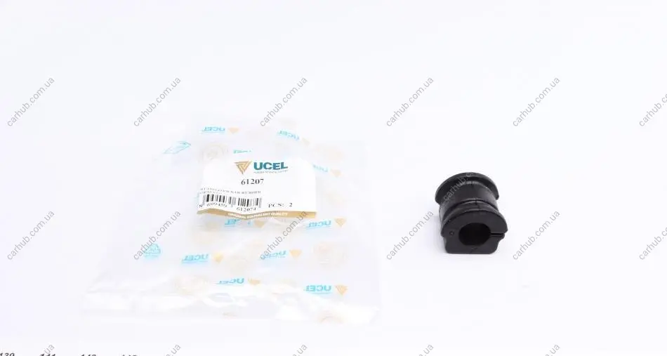 Втулка стабілізатора (переднього) VW Polo/Skoda Roomster/Fabia 99- (d=18mm) UCEL UC-EL 61207 (фото 1)