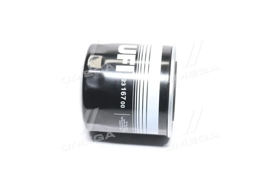 Масляний фільтр IVECO DAILY I VOLVO 850, S70, S80 I, V70 I, V70 II ALFA ROMEO AR 6, AR 8 AUDI 100 C3, 100 C4, A6 C4 FIAT 131, 132, ARGENTA, DUCATO RENAULT MASTER I 1.9D-2.5D 01.76-08.07 UFI 23.167.00 (фото 1)