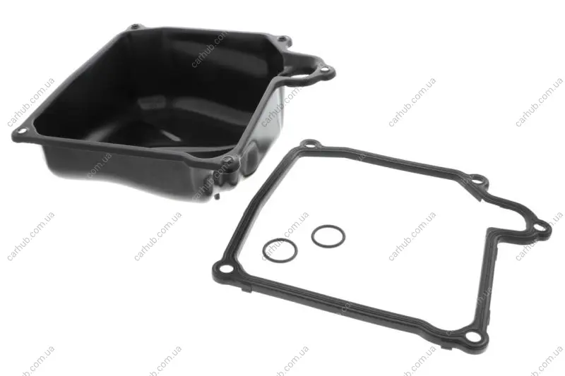 Піддон коробки передач (cталевий лист) AUDI A3, Q3, TT SEAT ALHAMBRA, ALTEA, ALTEA XL, LEON, LEON SC, LEON ST, TOLEDO III SKODA OCTAVIA II, OCTAVIA III, SUPERB II, SUPERB III, YETI 1.4-3.6 02.03- VAICO V10-4837 (фото 1)