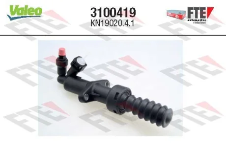 Робочий циліндр зчеплення (19мм) CITROEN BERLINGO, BERLINGO MULTISPACE, C4, C4 GRAND PICASSO I, C4 I, C4 PICASSO I, C5 III PEUGEOT 3008, 3008 I, 308, 308 I, 407, 5008, 5008 I 1.2-2.2D 05.04- Valeo 3100419