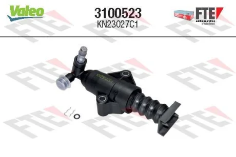 Робочий циліндр зчеплення (24мм) AUDI A3 SEAT CORDOBA, CORDOBA VARIO, IBIZA II, INCA, LEON, TOLEDO II SKODA OCTAVIA I VW BORA, BORA I, CADDY II, GOLF IV, POLO 1.4-2.8 11.95-12.13 Valeo 3100523