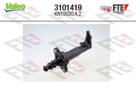 Робочий циліндр зчеплення (19мм) AUDI A3, TT SEAT CORDOBA, CORDOBA VARIO, IBIZA II, LEON, TOLEDO II, TOLEDO III SKODA OCTAVIA I VW BORA, BORA I, GOLF IV, LUPO I, NEW BEETLE 1.4-3.2 07.90-12.13 Valeo 3101419