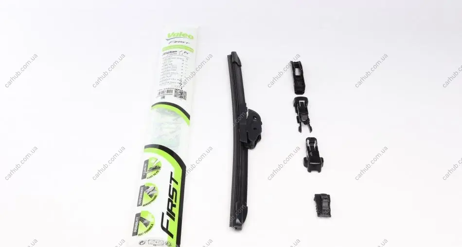 Щітка склоочисника (350mm) Chevrolet Aveo/Renault Clio IV/Smart 11- (безкаркасна) Valeo 575000 (фото 1)