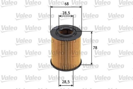 Фільтр масляний BMW 3 (E46)/5 (E39)/7 (E38) 3.0D 94-07 (M57) Valeo 586528 (фото 1)