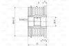 Шків генератора VOLVO S80 II, V70 III CITROEN BERLINGO, BERLINGO MULTISPACE, C2, C2 ENTERPRISE, C3 I, C3 II, C3 PICASSO, C3 PLURIEL, C4, C4 GRAND PICASSO I, C4 I, C4 II 1.4-2.2D 04.96- Valeo 588003 (фото 2)