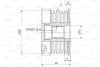Шків генератора VOLVO C30, C70 I, S40 I, S40 II, S60 I, S70, S80 I, S80 II, V40, V50, V60 I, V70 I, V70 II, V70 III, XC70 I, XC70 II, XC90 I 1.8-3.0 07.95-04.16 Valeo 588022 (фото 2)