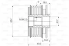 Шків генератора HYUNDAI ACCENT, ACCENT I, ACCENT II, ACCENT III, ACCENT IV, ATOS, COUPE I, COUPE II, ELANTRA III, ELANTRA IV, ELANTRA V, ELANTRA VI, GETZ, H-1 / STAREX, H100, I10 I 1.0-2.7 04.92- Valeo 588043 (фото 2)
