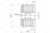 Шків генератора FORD RANGER, TRANSIT, TRANSIT TOURNEO LAND ROVER DEFENDER MAZDA BT-50 TOYOTA HILUX VI, HILUX VII, HILUX VIII 2.2D-3.2D 11.01- Valeo 588057 (фото 2)