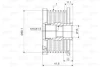 Шків генератора TOYOTA DYNA, FORTUNER, HIACE IV, HIACE V, HILUX VI, HILUX VII, HILUX VIII, LAND CRUISER 90, LAND CRUISER PRADO 2.4D-3.0D 08.00- Valeo 588082 (фото 2)