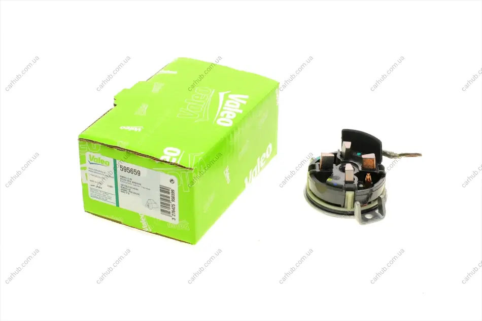 Щіткотримач стартера Peugeot 207/405 1.4/1.6 03- VALEO Valeo 595659 (фото 1)