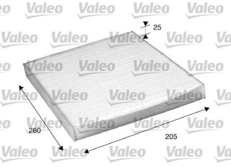 Фильтр салона Skoda Octavia 96-10 (-AC)/SuperB 01-08/VW Caddy 95-04/Passat 00-05/Polo 94-12 Valeo 698885