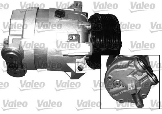 Компресор кондиціонера OPEL ASTRA G, FRONTERA B, VECTRA B 1.6-2.2D 09.95-10.05 Valeo 699102 (фото 1)