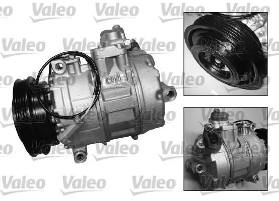 Компресор кондиціонера AUDI A4 B5, A6 C5 SKODA SUPERB I VW PASSAT B5, PASSAT B5.5 1.6-2.8 11.94-03.08 Valeo 699376 (фото 1)