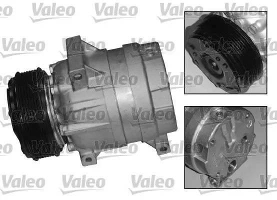 Компресор кондиціонера Master/Movano/Trafic/Vivaro 1.9/2.2/2.5 dCi/DTI 01- Valeo 699861 (фото 1)