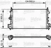 Радіатор двигуна FIAT CROMA OPEL SIGNUM, VECTRA C, VECTRA C GTS 1.6/1.8 04.02-12.11 Valeo 734981 (фото 1)
