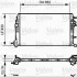 Радіатор двигуна RENAULT GRAND SCENIC III, SCENIC III 1.6D/2.0/2.0D 12.08-09.16 Valeo 735181 (фото 1)