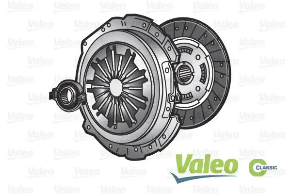Комплект зчеплення з вижимним C2/C3/207/307/1007 1.4 06-13 (182mm18z) Valeo 786074 (фото 1)