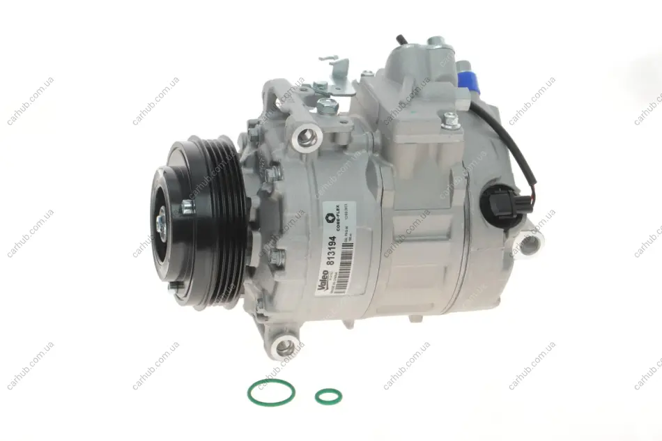Компресор кондиціонера BMW 5 (E60/E61)/7 (E65/E66/E67) 2.0-3.0D 01-10 M54/M57 VALEO Valeo 813194 (фото 1)