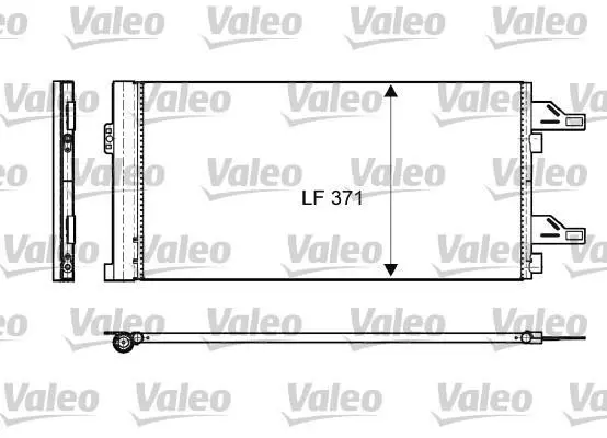 Радіатор кондиціонера JUMPER/BOXER 2.0-3.0 06- Valeo 814085 (фото 1)