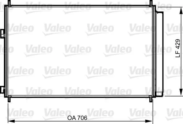 Радіатор кондиціонера Rav 4 III 2.0-2.4 05-13 Valeo 814204 (фото 1)