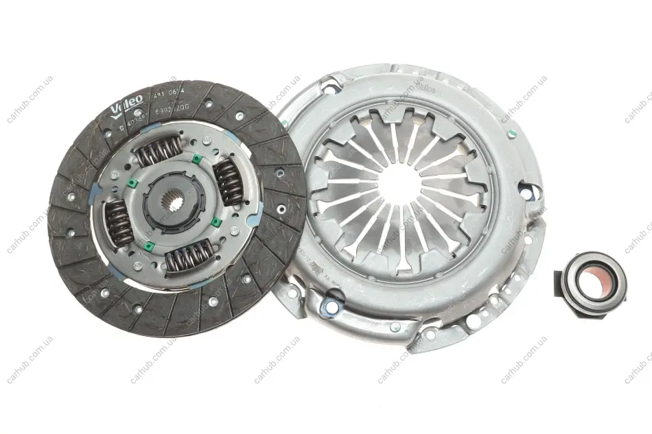Комплект зчеплення Fiat Panda 1.3D 03- (d=200mm) (+вижимний) z=18 VALEO Valeo 826522 (фото 1)