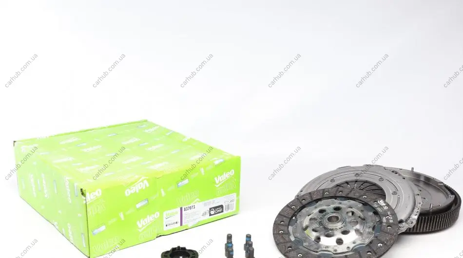 Демпфер + комплект зчеплення VW Caddy 1.9TDI 77kw 04-10/Golf V 1.6TDI 66-77kw 03-08 (+вижимний) VALEO Valeo 837073 (фото 1)