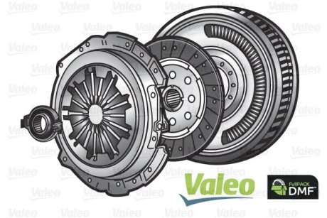Демпфер + комплект сцепления VW Caddy 1.9TDI 77kw 04-10/Golf VI 1.6TDI 66-77kw 09-13 (+выжимной)) Valeo 837075