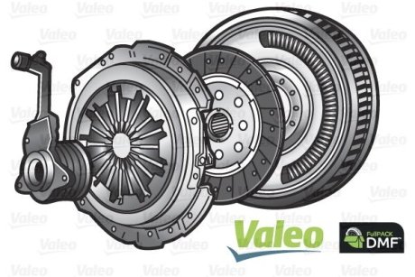 Демпфер + комплект сцепления Citroen C5/Peugeot 3008/308/5008/508 1.6 HDi 07-(+выжимной)) Valeo 837460