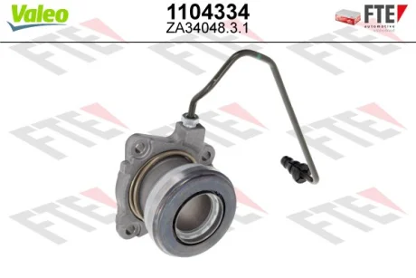 Підшипник зчеплення гідравлічний ABARTH GRANDE PUNTO, PUNTO ALFA ROMEO 159, BRERA, MITO, SPIDER CHEVROLET AVEO, CRUZE, MALIBU, ORLANDO, TRAX FIAT CROMA, GRANDE PUNTO, LINEA 1.3D-2.4 05.03- Valeo VAL1104334