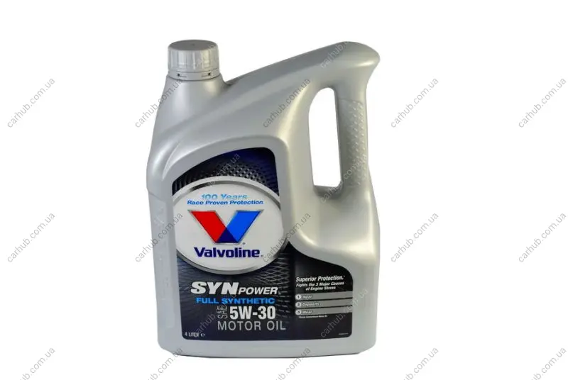 Моторна олива SYNPOWER (4L) 5W30 API SL ACEA A3 B4 BMW LL-01 FIAT 9.55535 G1 MB 226.5 MB 229.3 MB 229.5 RENAULT RN 0700 RENAULT RN 0710 VW 502.00 VW 505.00 VALVOLINE SYNPOWER 5W30 4L (фото 1)