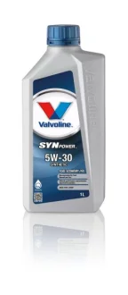 Моторна олива SYNPOWER (1L) 5W30 API SL ACEA A5 B5 FORD M2C913 B FORD M2C913 C FORD M2C913 D JAGUAR 03.5003 LAND ROVER 03.5003 RENAULT RN 0700 VALVOLINE SYNPOWER FE 5W30 1L