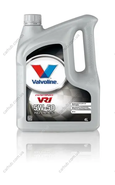 Моторна олива VR1 (4L) 5W50 FORD M2C153 E GM 6094A OPEL 6094M VALVOLINE VR1 RACING 5W50 4L (фото 1)