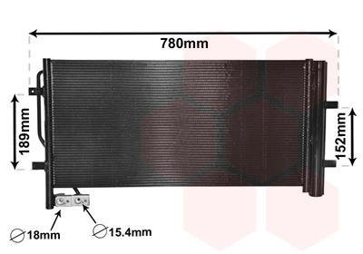 Радіатор кондиціонера Audi Q3 1.4/2.0 TDI 11- Van Wezel 03005382