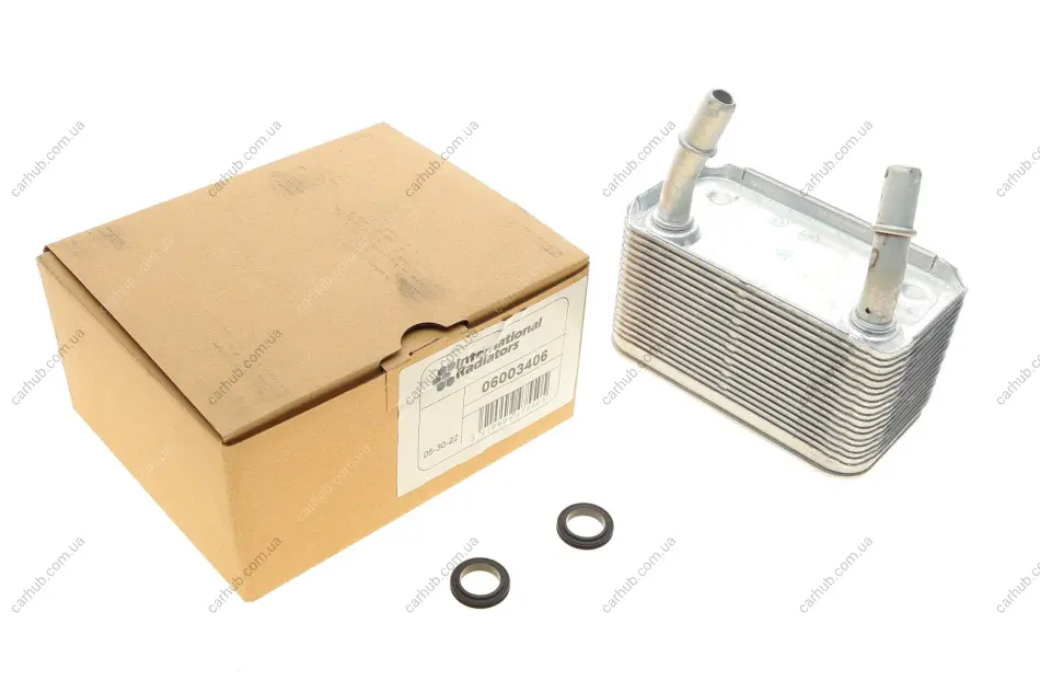Радіатор масляний АКПП BMW X5 3.0d-4.6i 00-06 (теплообмінник) M54/M57/M62/N62 VAN WEZEL Van Wezel 06003406 (фото 1)