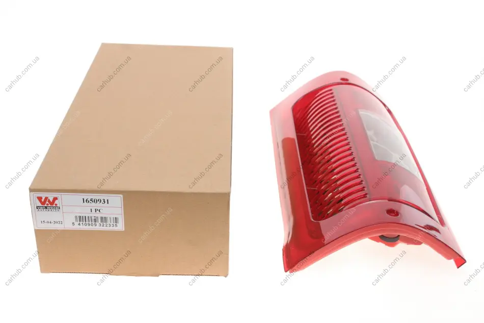 Ліхтар задній Peugeot Boxer/Fiat Ducato 2.0/2.3/2.8HDi 02-06 (L) Van Wezel 1650931 (фото 1)