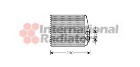 Радиатор печки Opel Vectra/Signum 02- Van Wezel 37006355