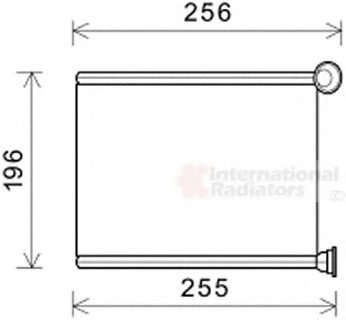 Радиатор печки Peugeot 508 1.6-2.2D 10- Van Wezel 40006366 (фото 1)