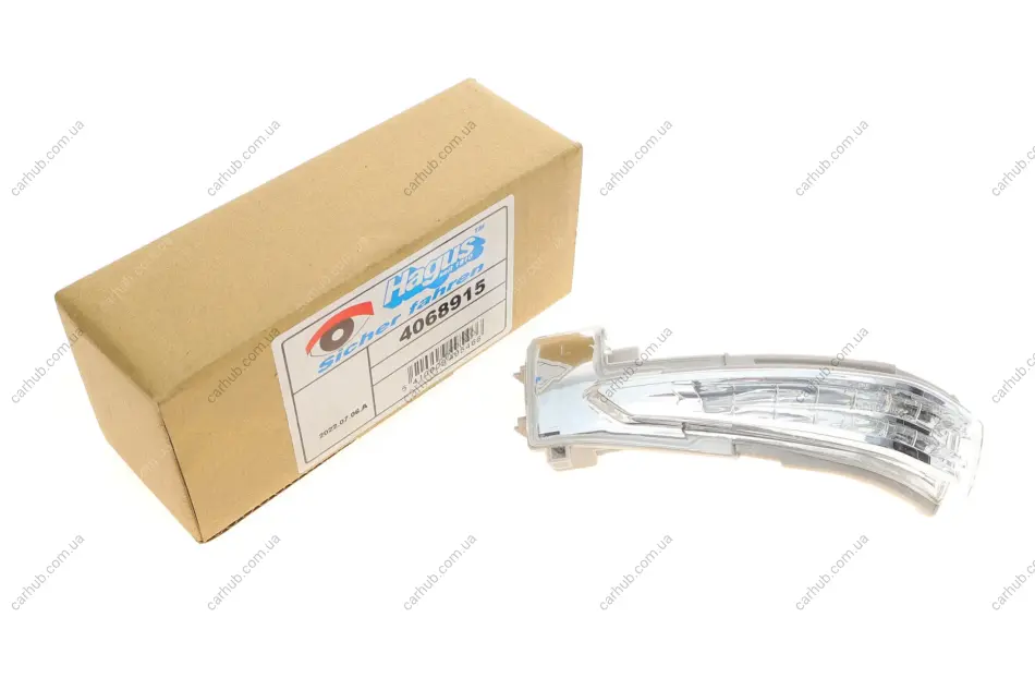 Повторювач повороту на дзеркало Citroen C3/C4/Peugeot 508 10- (L) (білий) VAN WEZEL Van Wezel 4068915 (фото 1)