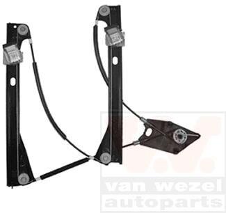Склопідіймач (передній) VW Polo 09- (L) (електро)(без моторчика) Van Wezel 5829263