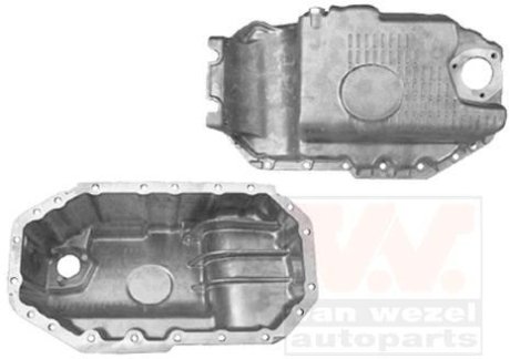 Маслоприймач (піддон) Seat Leon/Skoda Octavia I/VW Golf IV 1.4/1.6 99-10 Van Wezel 5888077