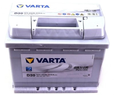 Стартерная батарея (аккумулятор) VARTA 563401061 3162