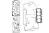 Повний комплект прокладок двигуна BOBCAT 975 CLAAS 546, 556, 566, 426 RA, 426 RC, 426 RX, 436 RA, 436 RC, 436 RX, 446 RA, 446 RC, 446 RX, 456 RA, 456 RC, 456 RX DITCH WITCH 100 VICTOR REINZ 01-45390-01 (фото 1)