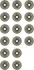 Комплект сальників клапана LAND ROVER FREELANDER I LOTUS ELISE MG MGF, TF, ZR, ZS, ZT, ZT- T ROVER 100, 100 / METRO, 200, 200 II, 25 I, 400, 400 II, 45 I, COUPE 1.4/1.6/1.8 10.89-12.09 VICTOR REINZ 12-34836-01 (фото 1)