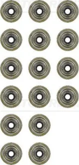 Комплект сальників клапана LAND ROVER FREELANDER I LOTUS ELISE MG MGF, TF, ZR, ZS, ZT, ZT- T ROVER 100, 100 / METRO, 200, 200 II, 25 I, 400, 400 II, 45 I, COUPE 1.4/1.6/1.8 10.89-12.09 VICTOR REINZ 12-34836-01