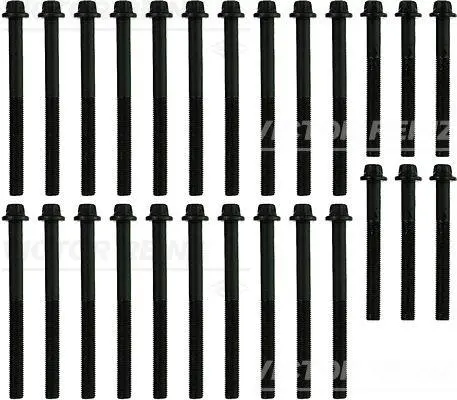 Комплект болтів ГБЦ (20шт) DEUTZ FAHR 9290 TTV, 9310 TTV, 9340 TTV, X 710, X 720, X 730 RVI 240.12, 240.13, 240.14, 240.15, 240.16, 240.18, 270.12, 270.13, 270.14, 270.15, 270.16, 270.18 VICTOR REINZ 14-10726-01 (фото 1)