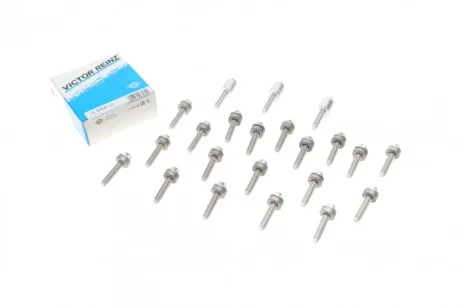 Комплект болтів кришки клапана BMW 1 (E81), 1 (E82), 1 (E87), 1 (E88), 3 (E90), 3 (E91), 3 (E92), 3 (E93), 5 (E60), 5 (E61), 5 (F10), 5 (F11), 6 (E63), 6 (E64), 7 (E65, E66 2.5/3.0 09.04-06.15 VICTOR REINZ 15-39647-01