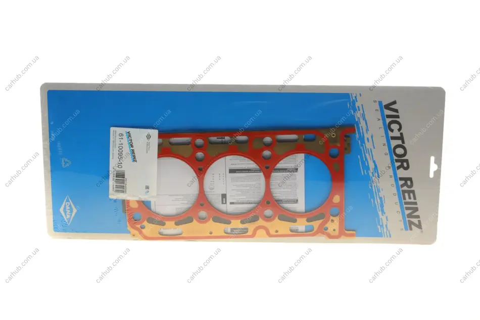 Прокладка ГБЦ Audi A4/A6/Q7/VW Touareg 3.0 TDI 14- (2 мітки)(1.64mm) (4-6 циліндри) (L) REINZ VICTOR REINZ 61-10095-10 (фото 1)