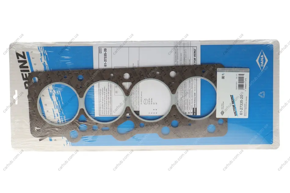 Прокладка ГБЦ Ford Escort/Fiesta/Orion 1.4i 86-99, Ø80,00mm, 1,75mm VICTOR REINZ 61-27335-20 (фото 1)