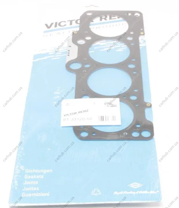 Прокладка ГБЦ VW Caddy 1.9TDI/SDI 95-04, Ø81,00mm, 1,61mm, 3 метки VICTOR REINZ 61-33120-50 (фото 1)