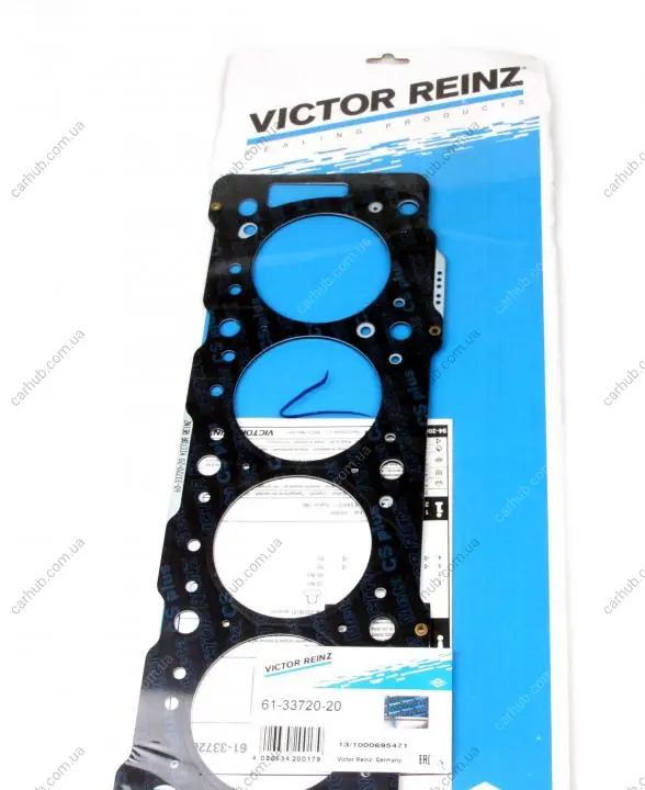 Прокладка ГБЦ Citroen Berlingo/Peugeot Partner 1.9D 96-07, Ø84,00mm, 1.34mm, (5 меток) REINZ VICTOR REINZ 61-33720-20 (фото 1)